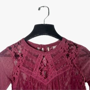 Free People modern romance knit top